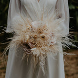 Brautstrauß "Laura Toscana" aus Trockenblumen