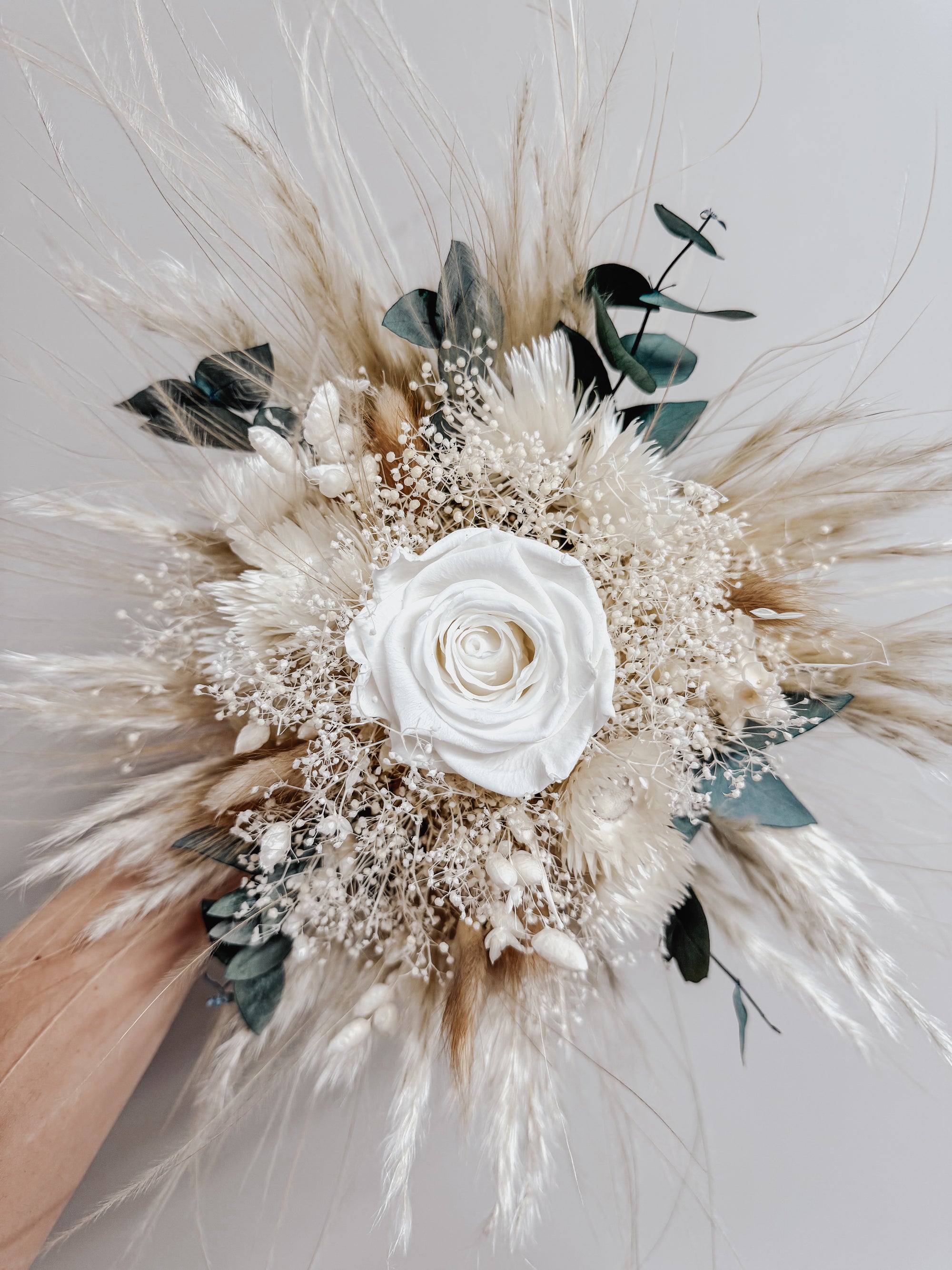 Trockenblumenstrauß Boho Bride Eukalyptus