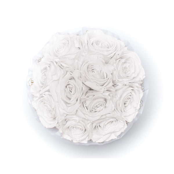 Small - White Marble - Weiß Bouquet
