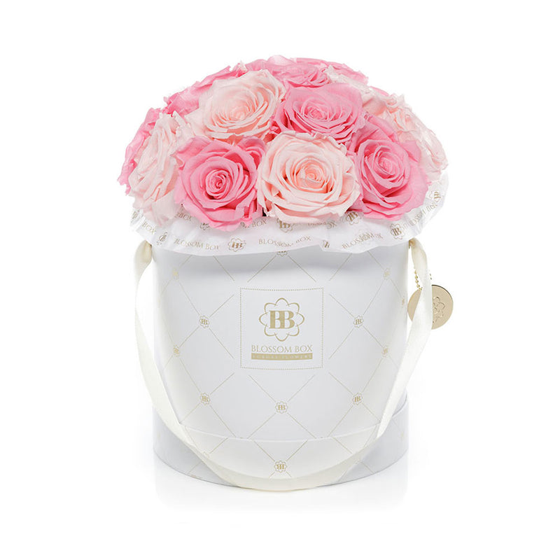 Large - Premium White - Rosamix Bouquet