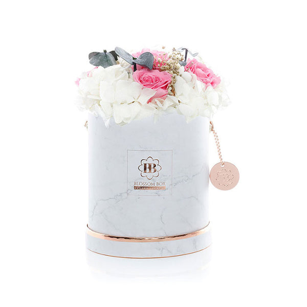 Medium - White Marble - Melon Sorbet by  MARYLEA - Floral Lifestyle & Interior.
