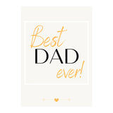 Grußkarte "Best Dad ever!" A6 by  MARYLEA - Floral Lifestyle & Interior.