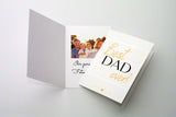 Geschenkidee für Papa: Medium Flowerbox mit Grußkarte und Topper