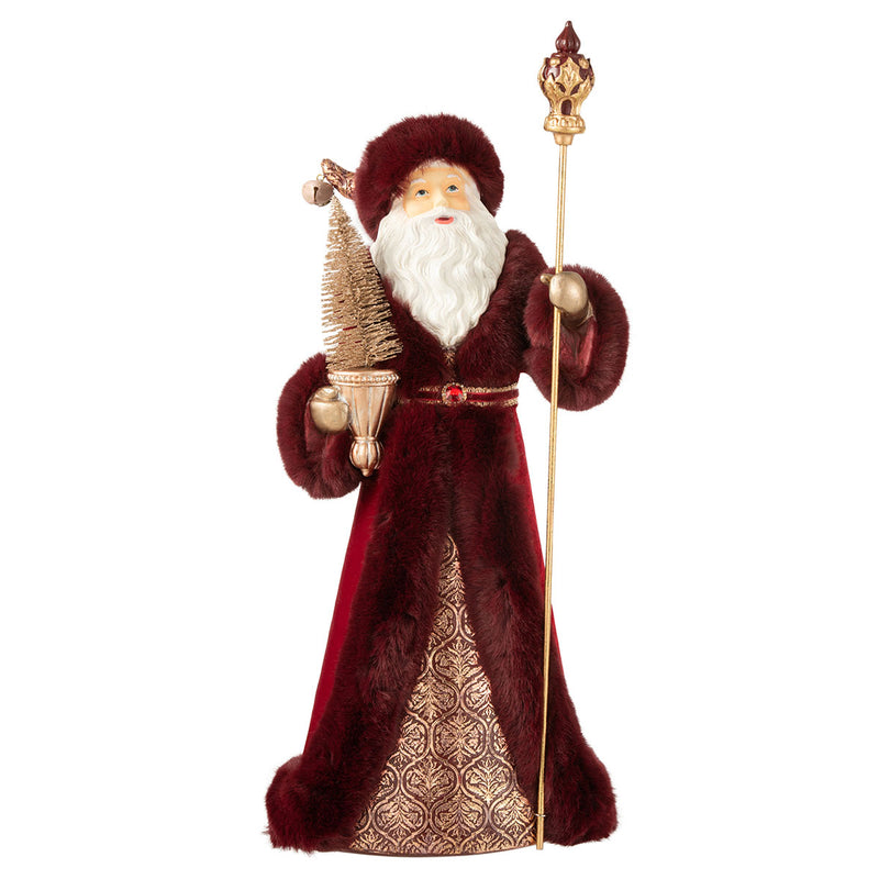 Edle Dekofigur Weihnachtsmann klassisch (58 cm)