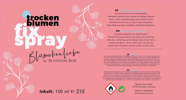 Trockenblumen Fixierspray by  MARYLEA - Floral Lifestyle & Interior.