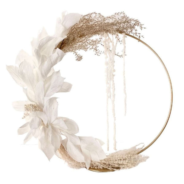 Geschenkidee für Sie - Hoop "White Beauty" stehend