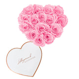 Geschenkset Lieblingsmensch Herzbox Rosa (Large)
