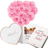 Geschenkset Lieblingsmensch Herzbox Rosa (Large)